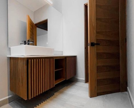 interior wood door playa del carmen