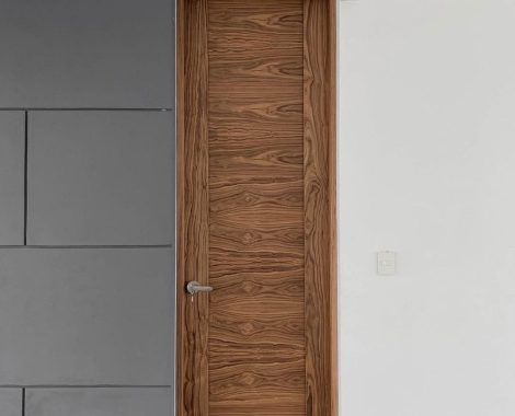 interior wood door tulum