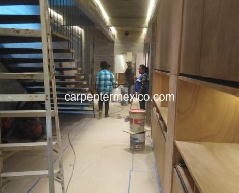 construction site in mexico carpentry